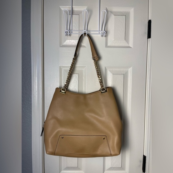 INC International Concepts Camel Trippi Chain Tote - Picture 2 of 13